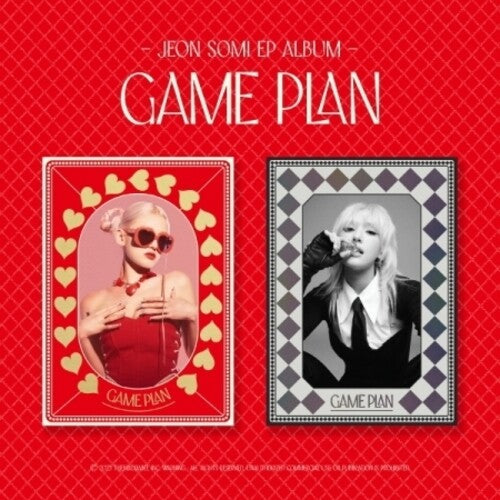 Jeon Somi - Plan de Juego - Versión Fotolibro - Incluye fotolibro, sobre, rompecabezas, ficha de papel, pegatina holográfica, tarjeta de personaje, tarjeta de selfie y póster (CD)