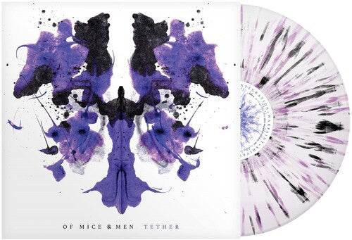 De ratones y hombres - Tether - Vinilo blanco, morado y negro salpicado