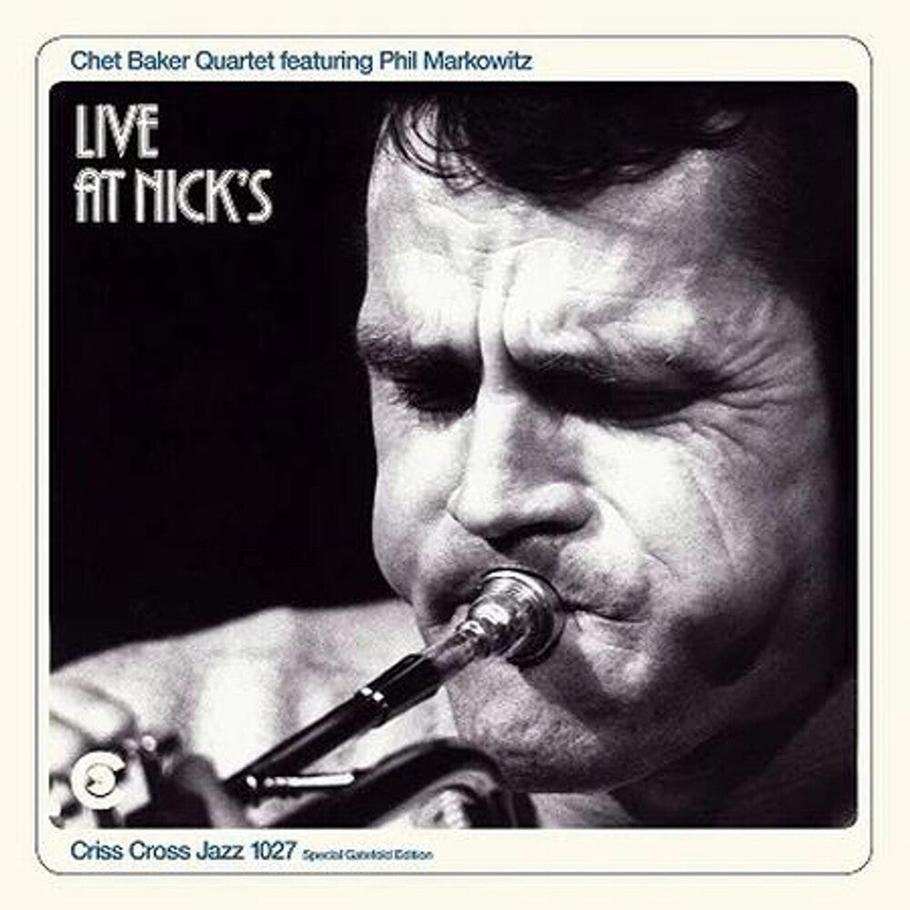 the album cover for Chet Baker - Live At Nick's [2 LP]