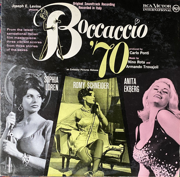 Nino Rota & Armando Trovajoli* : Boccaccio '70 (Original Soundtrack) (LP, Album, Mono)