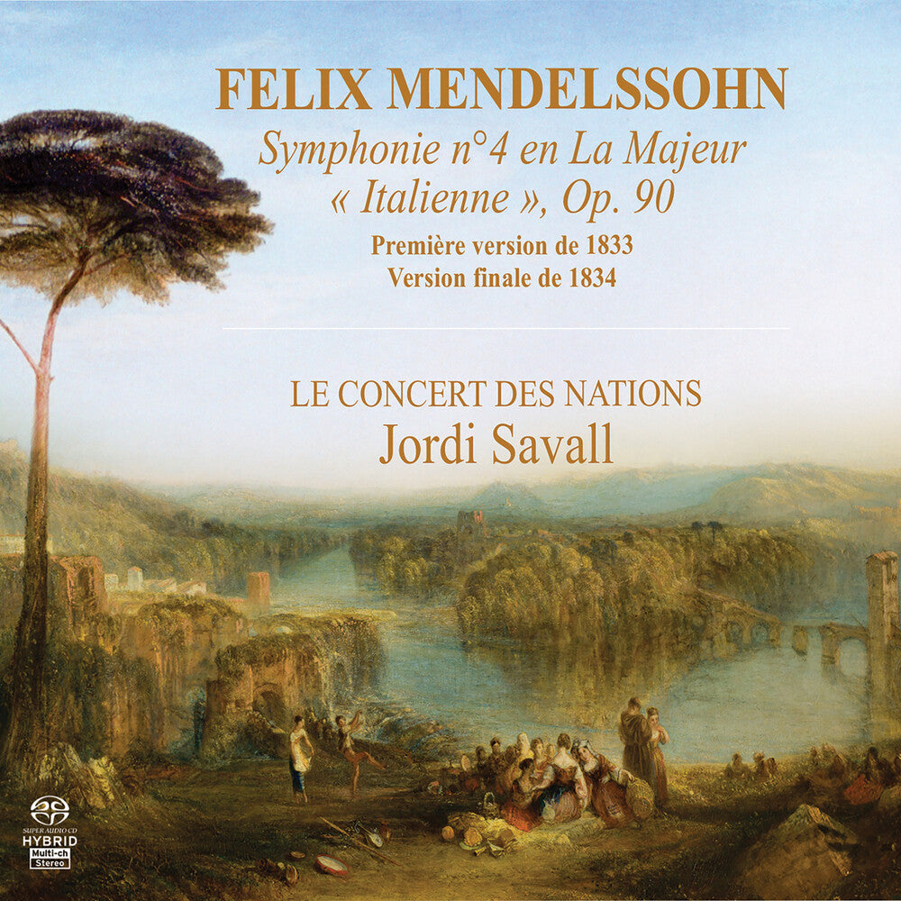 the album cover for Mendelssohn - Les Concert Des Nations & Jordi Savall