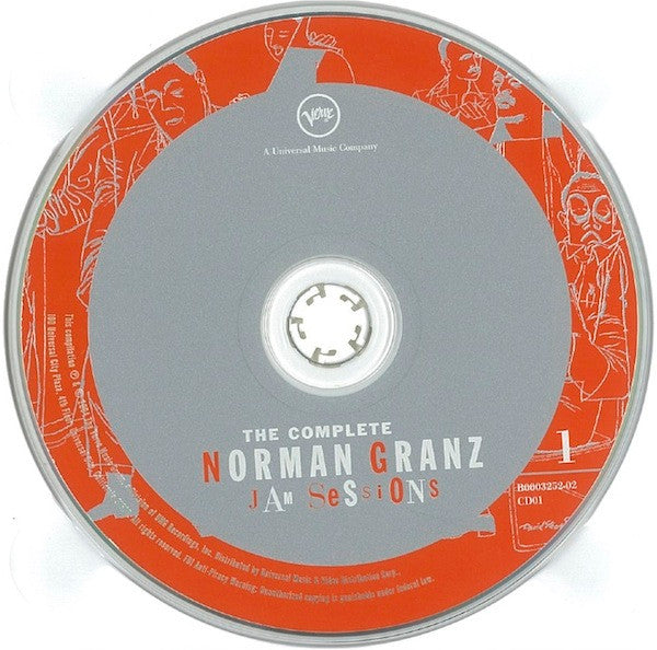 Norman Granz, Various : The Complete Norman Granz Jam Sessions (5xCD, Comp + Box)