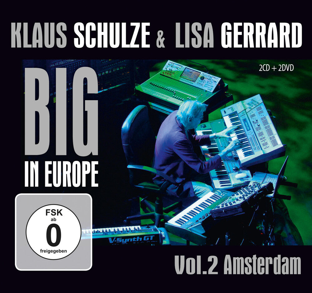 the album cover for Klaus & Schulze / Lisa Gerrard - Big In Europe Vol. 2: Amsterdam (W/Dvd) [With Booklet]