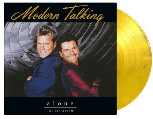 Modern Talking - Alone - Vinilo de edición limitada de 180 gramos, color amarillo y negro, con efecto mármol.