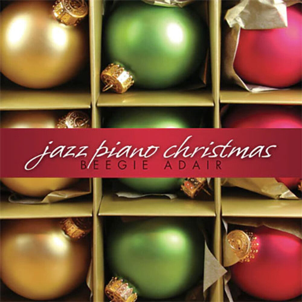 the album cover for Beegie Adair - Jazz Piano Christmas [Translucent Gold LP]