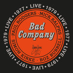the album cover for Bad Company - Live 1977 & 1979 [Digipak] (Hol)