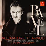 the album cover for Alexandre Tharaud - Ravel: Piano Convertos