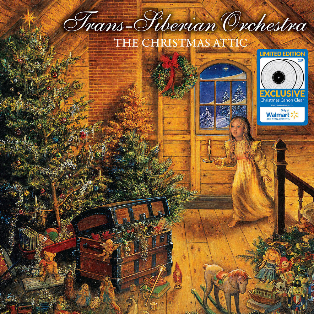 the album cover for Trans-Siberian Orchestra - Christmas Attic (Wm) [Clear Vinyl]