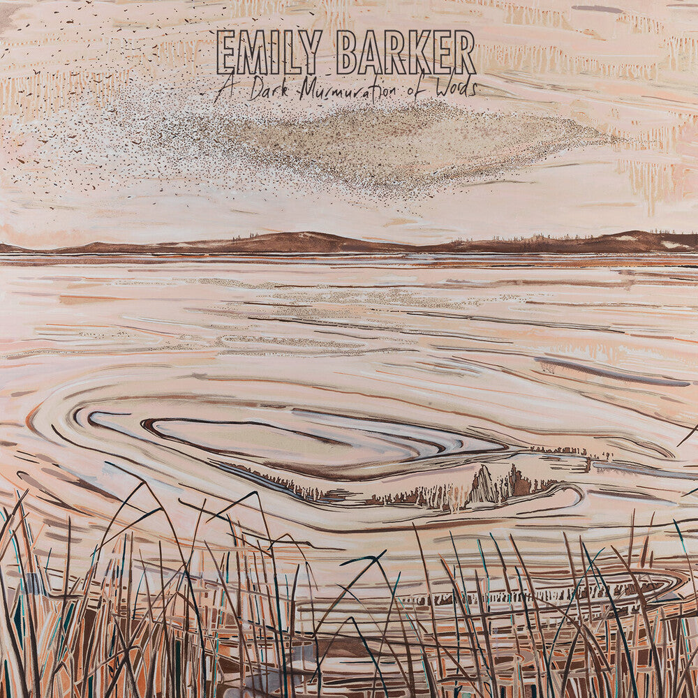 the album cover for Emily Barker - A Dark Murmuration of Words