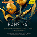 the album cover for Gal / Karmon / Grimm - Concertinos For Violin Cello Piano & String