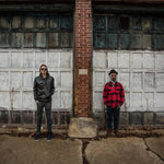 the album cover for L'orange / Jeremiah Jae - Night Took Us In Like Family (Blk) [Colored Vinyl] (Red)