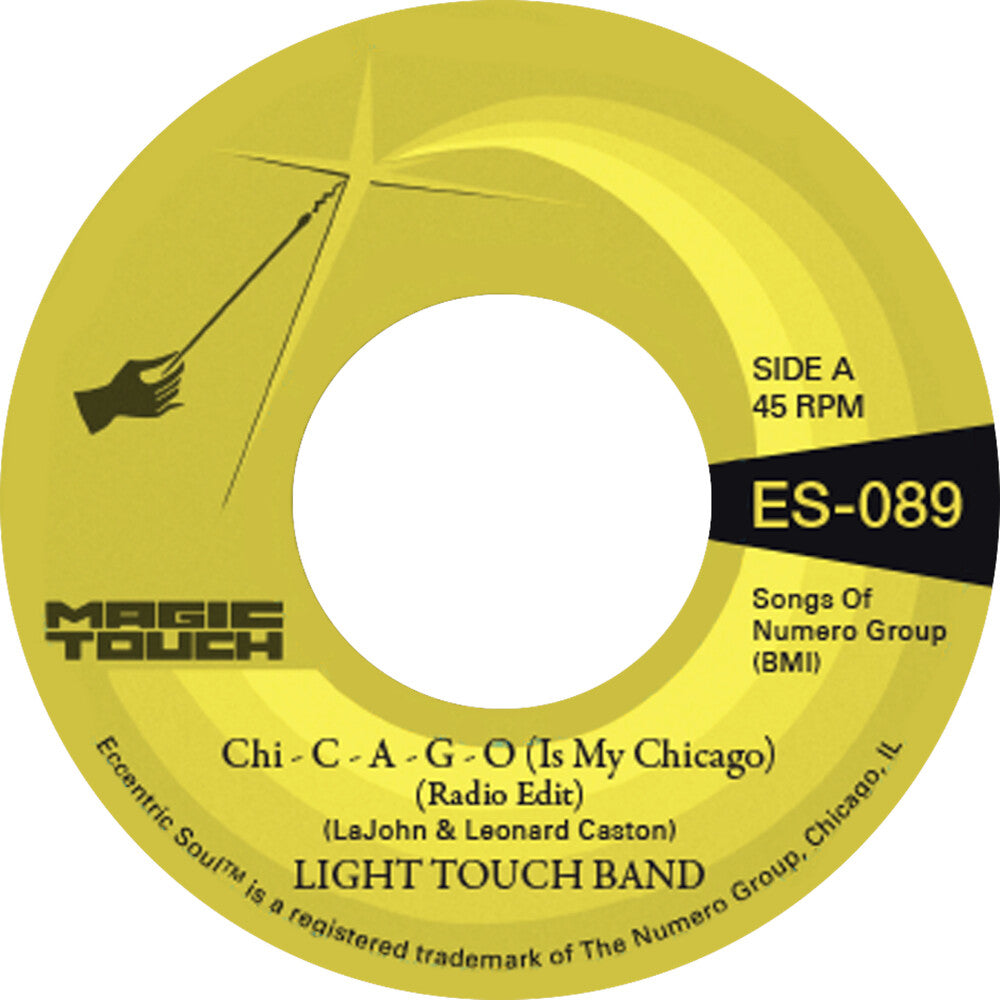 the album cover for Light Touch Band & Magic Touch - Chi - C - A - G - O (Is My Chicago) / Sexy Lady
