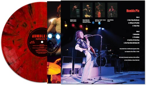 ハンブル・パイ - カリフォルニア '81 - レッド・マーブル (ビニールレコード)