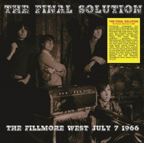 The Final Solution - The Fillmore West July 7 1966 (Vinyl)