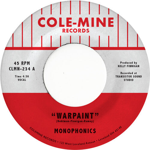 Monophonics & Kelly Finnigan - Warpaint / Crash & Burn - Black Swirl (Vinyl)