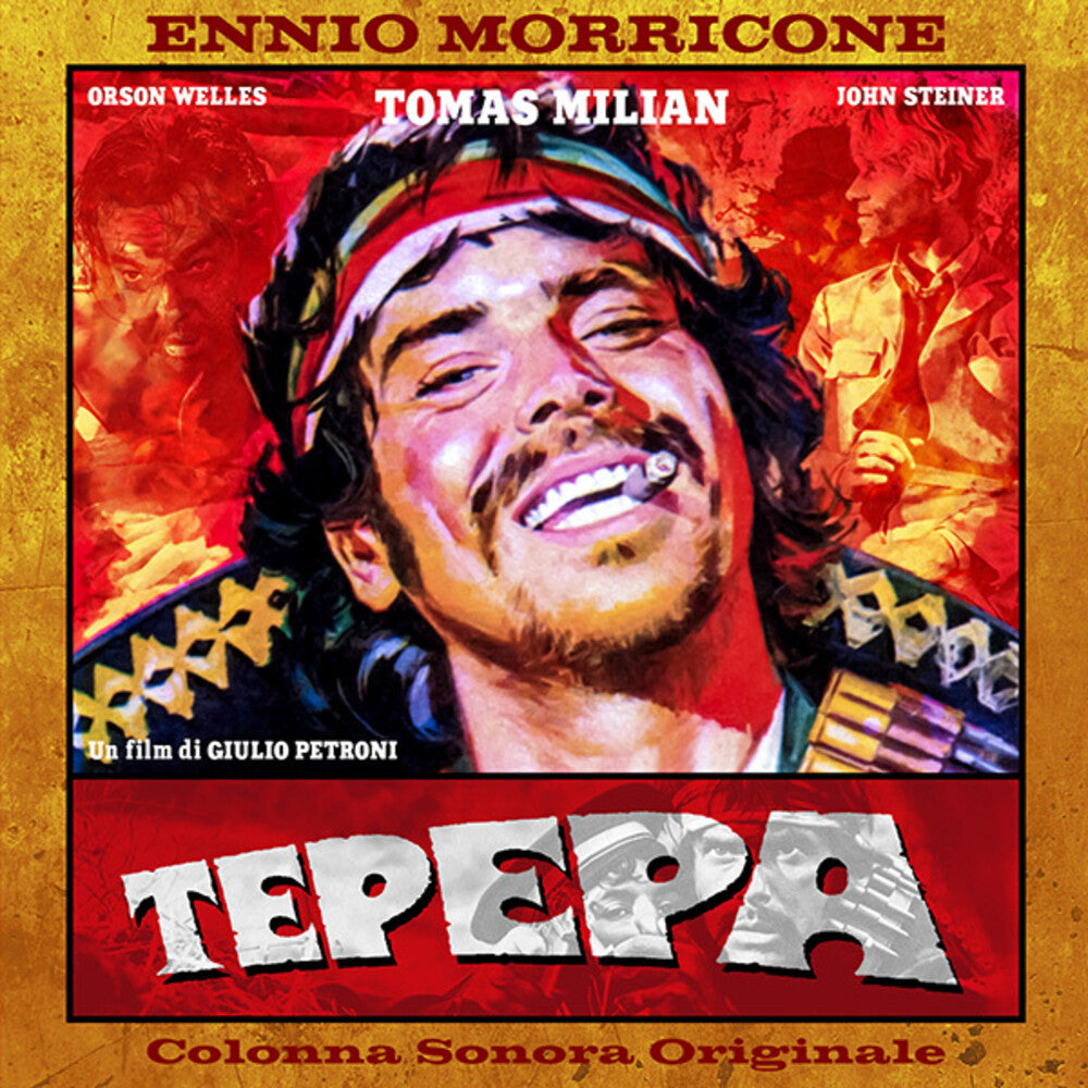 the album cover for Ennio Morricone(Cvnl) (Ltd) (Ita) - Tepepa - O.S.T. [Clear Vinyl] [Limited Edition] (Ita)