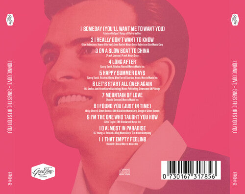 Ronnie Dove - Sings the Hits for You (CD)