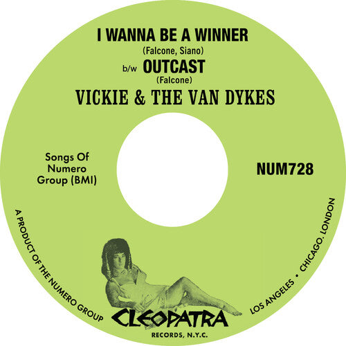ヴィッキー・アンド・ザ・ヴァン・ダイクス - I Wanna Be A Winner B/w Outcast (アナログレコード)
