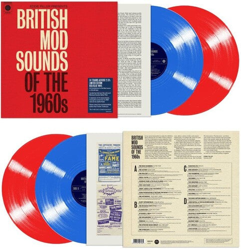 Varios artistas - Eddie Piller Pres, sonido mod británico de los 60 / Varios - Vinilo rojo y azul (Vinilo)