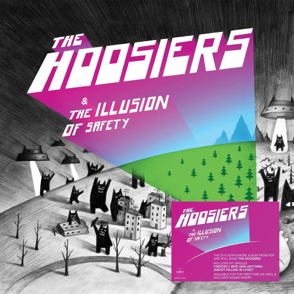 the album cover for Hoosiers - Illusion Of Safety (Auto) (Uk)