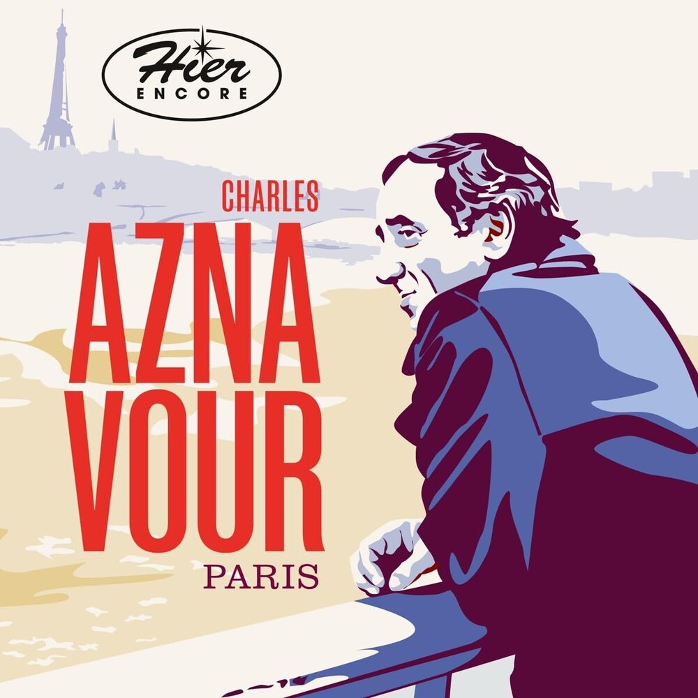 the album cover for Charles Aznavour - Paris: Hier Encore (Fra)