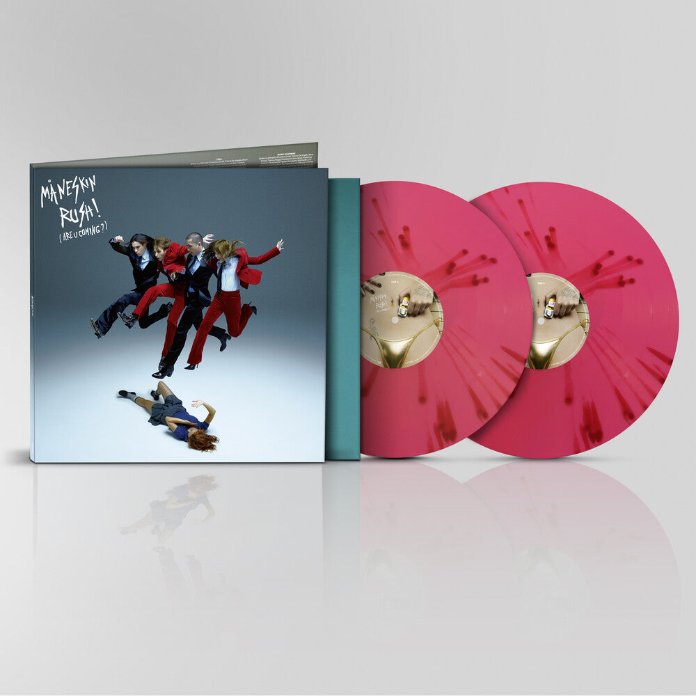the album cover for Maneskin - RUSH! (ARE U COMING?) - Expanded Version [Indie Exclusive Limited Edition Scarlet Splatter 2LP]