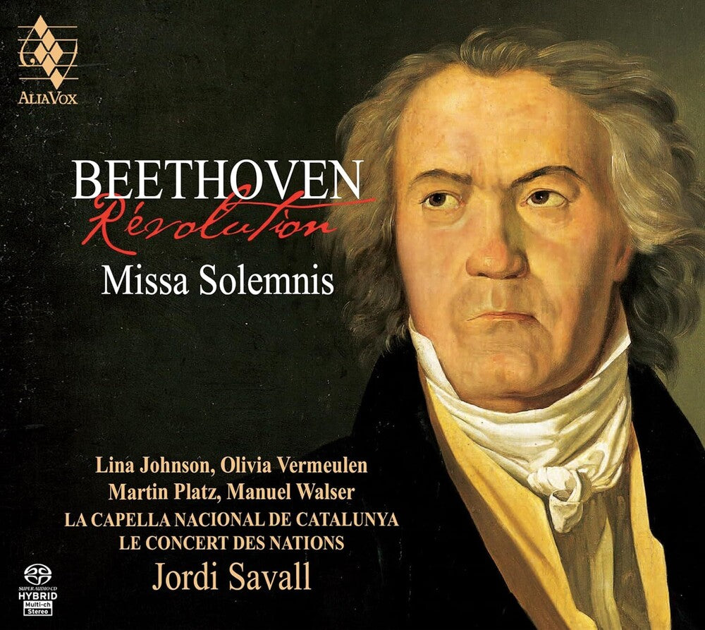the album cover for Jordi Savall - Beethoven: Missa Solemnis