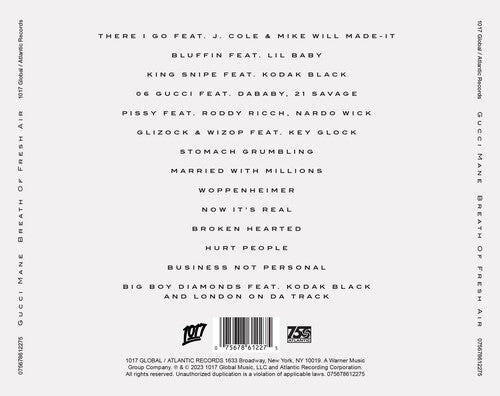Gucci Mane - Breath Of Fresh Air (Versión alternativa) (CD)