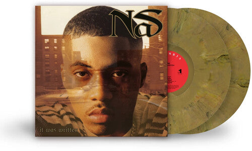 Nas - It Was Written - ゴールド＆ブラックマーブルカラービニール（ビニール）