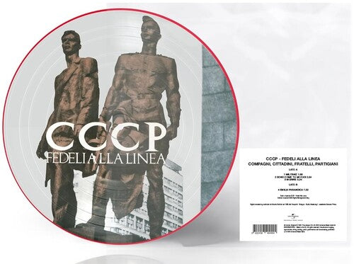 CCCP - Fedeli Alla Linea - Compagni, Cittadini, Fratelli, Partigiani - Vinilo rojo e imagen (vinilo)