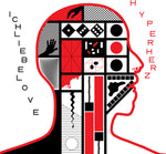the album cover for Ichliebelove - Hyperherz