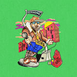 the album cover for Da Buze Bruvaz Presents: Him Lo X Giallo Point - 86 Drug Deala Wardrobe