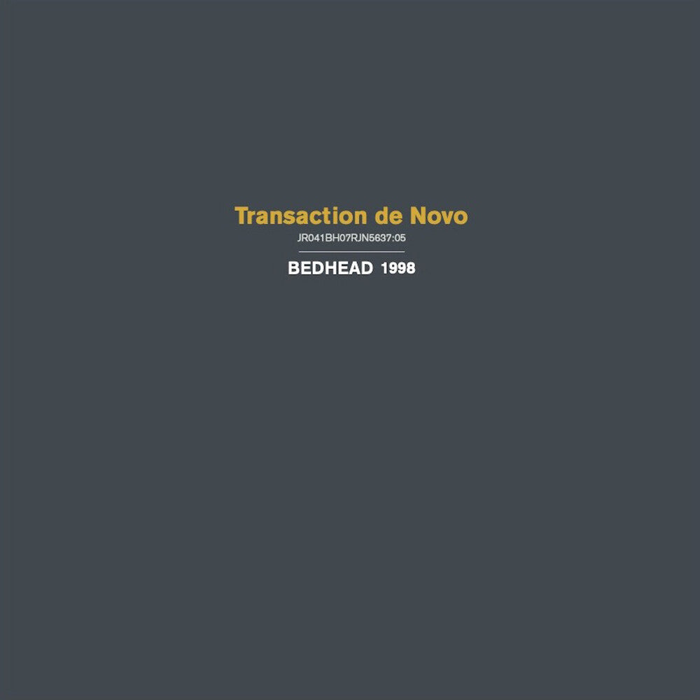 the album cover for Bedhead - Transaction De Novo [Colored Vinyl]