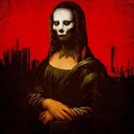 the album cover for Apollo Brown/ Ortiz,Joell - Mona Lisa (Blk) [Colored Vinyl] (Red) [Indie Exclusive]