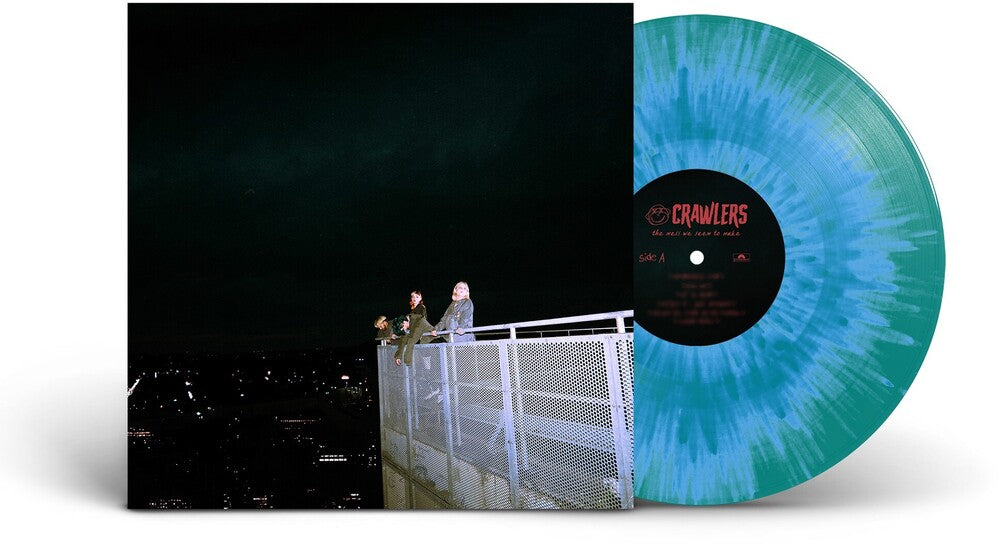 the album cover for Crawlers - The Mess We Seem To Make [Blue Splatter Alternate Cover LP]