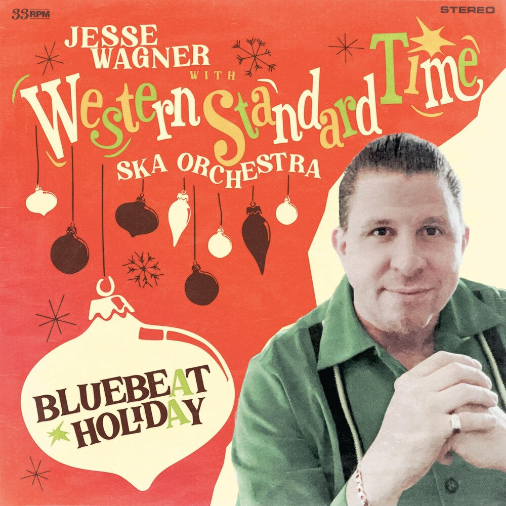 the album cover for Western Standard Time Ska Orchestra - Bluebeat Holiday [Limited Edition Ever-glo LP]