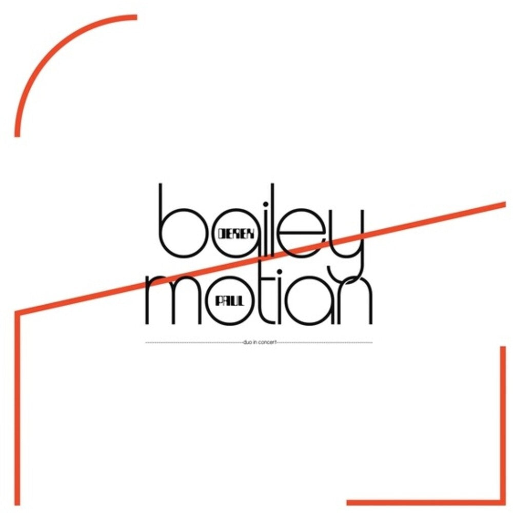 the album cover for Derek Bailey/ Motian,Paul - Duo In Concert