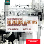 the album cover for Rheinberger / Bach / Valentini - Goldberg Variations