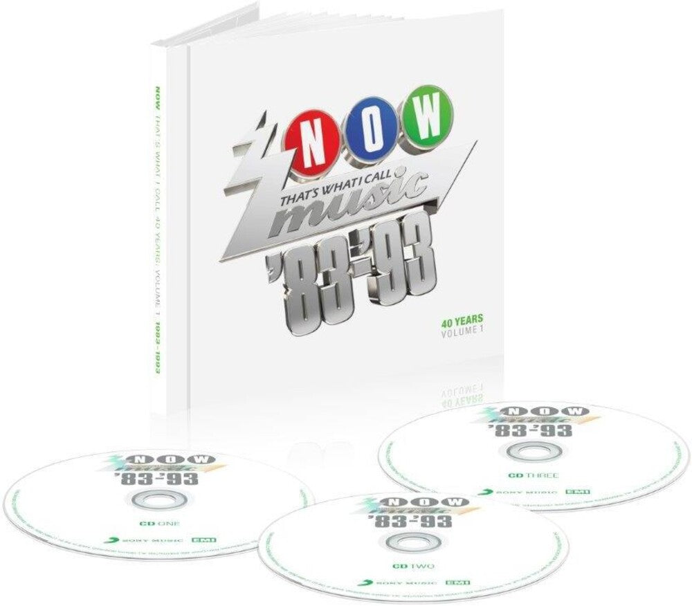 the album cover for Now That's What I Call 40 Years: Vol 1 - 1983-1993 - Now That's What I Call 40 Years: Vol 1 - 1983-1993