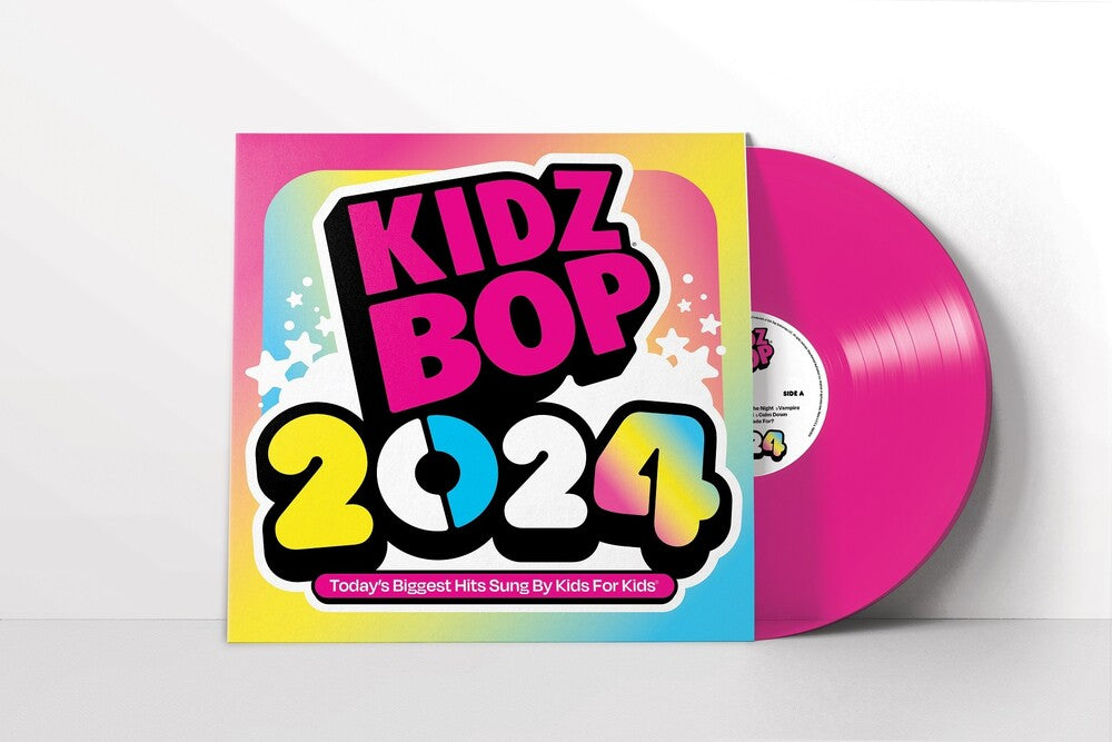 the album cover for Kidz Bop - KIDZ BOP 2024 [Pop Star Pink LP]