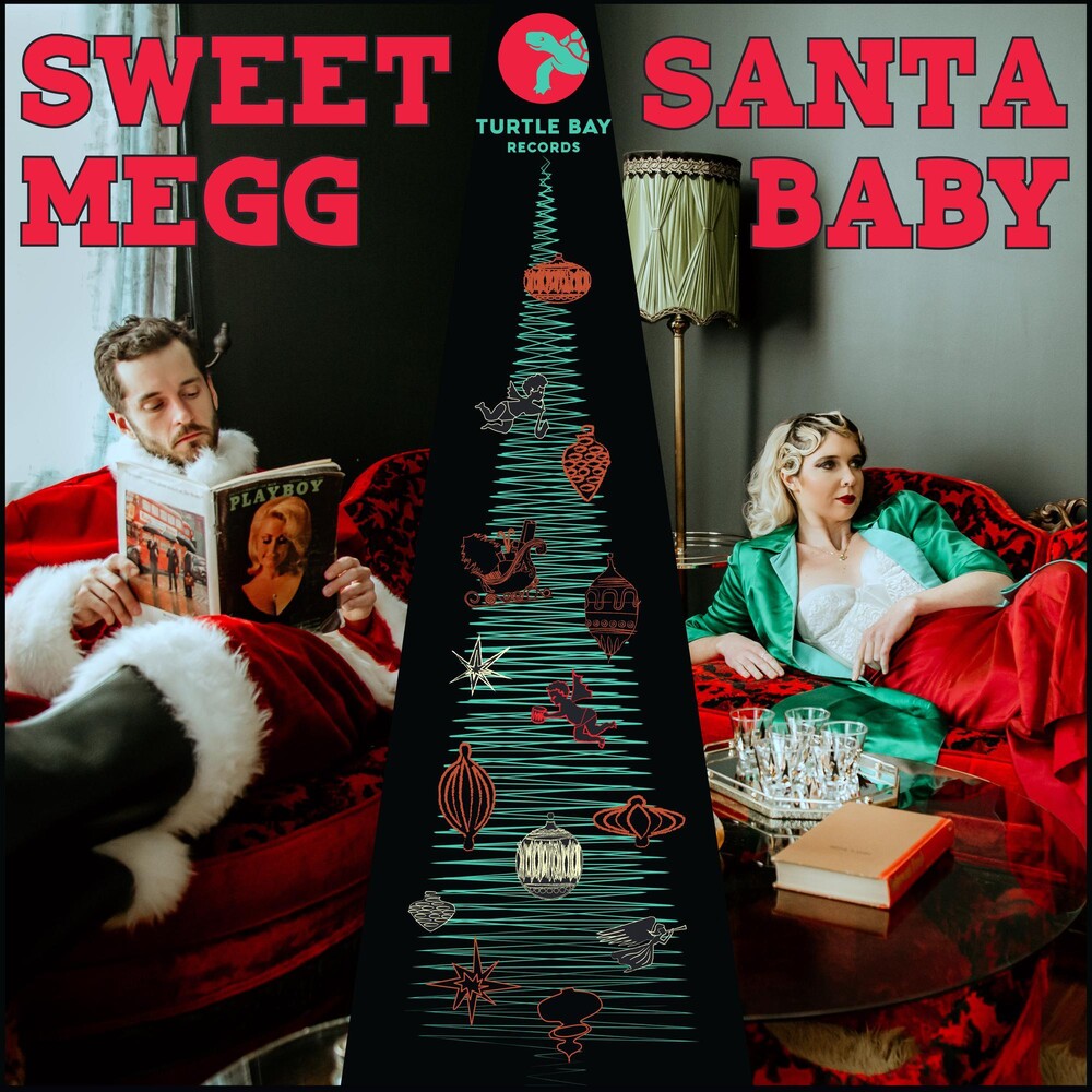 the album cover for Sweet Megg - Santa Baby
