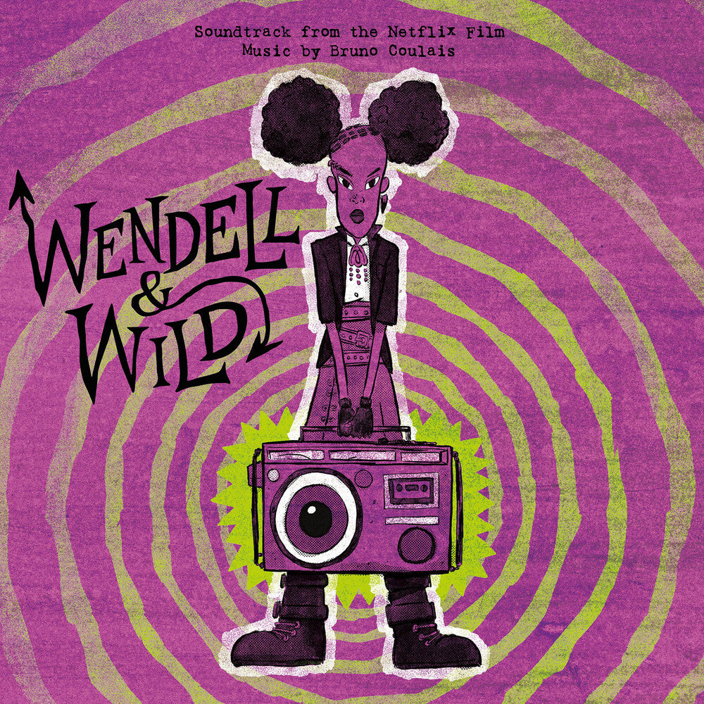 the album cover for Bruno Coulias(Colv) (Grn) (Ogv) (Purp) - Wendell & Wild - O.S.T. [Colored Vinyl] (Grn) [180 Gram] (Purp)