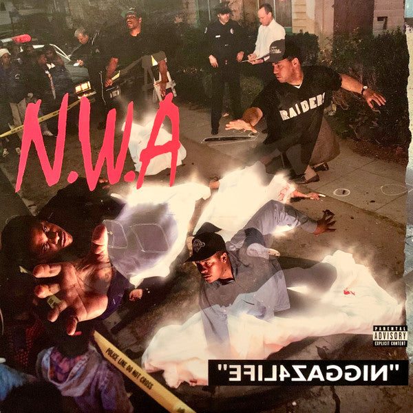 N.W.A* : Efil4zaggin / 100 Miles And Runnin' (2xLP, Comp, RE, RM, Gat)
