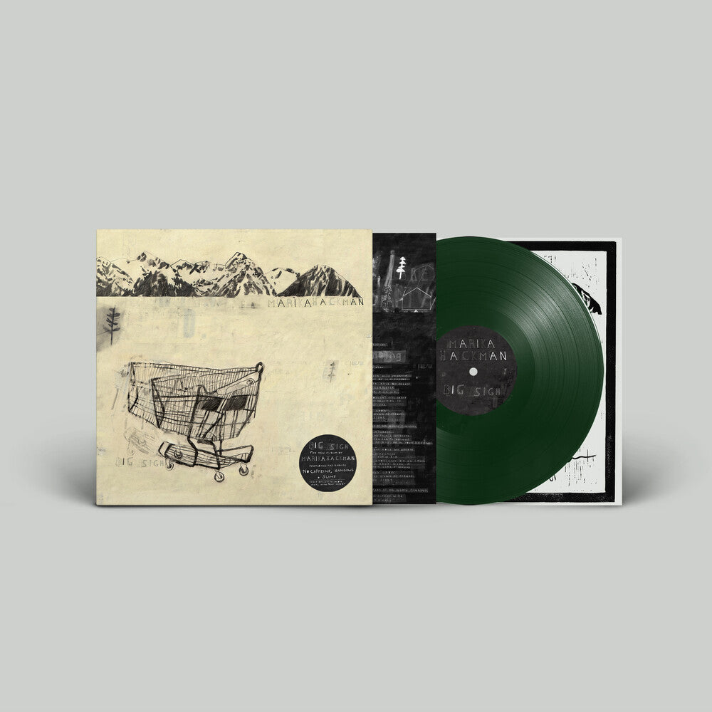 the album cover for Marika Hackman - Big Sigh [Indie Exclusive Limited Edition Green LP]