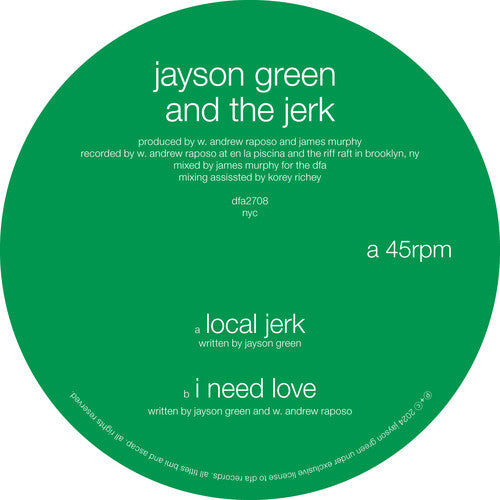 Jayson Green &amp; The Jerk - Local Jerk / Necesito amor (Vinilo)