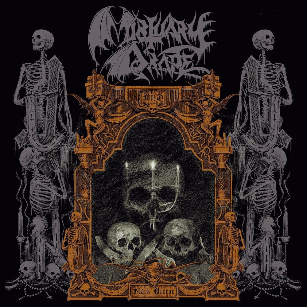 the album cover for Mortuary Drape - Black Mirror [Grey LP]