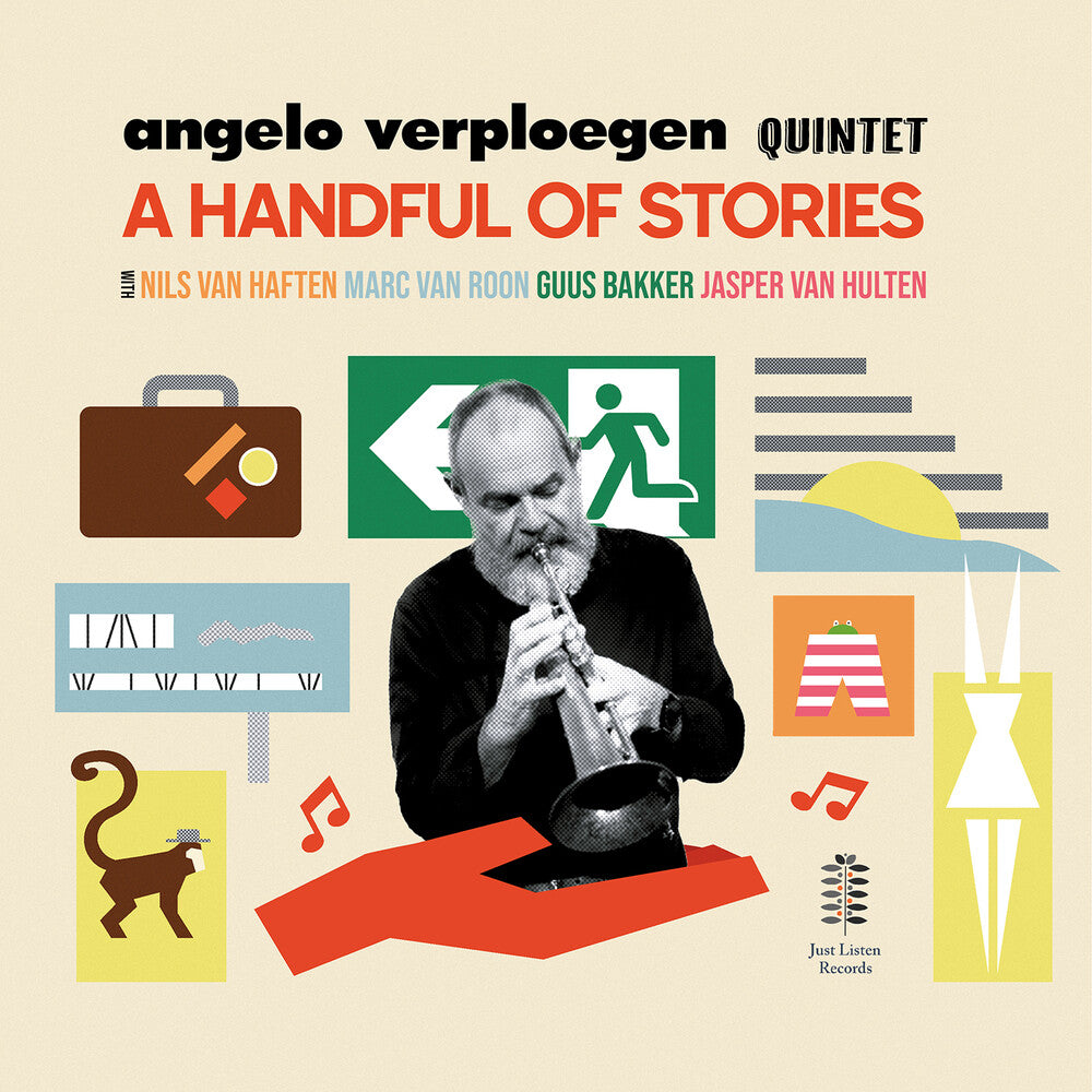 the album cover for Harrell / Verploegen / Angelo Verploegen Quintet - Handful Of Stories