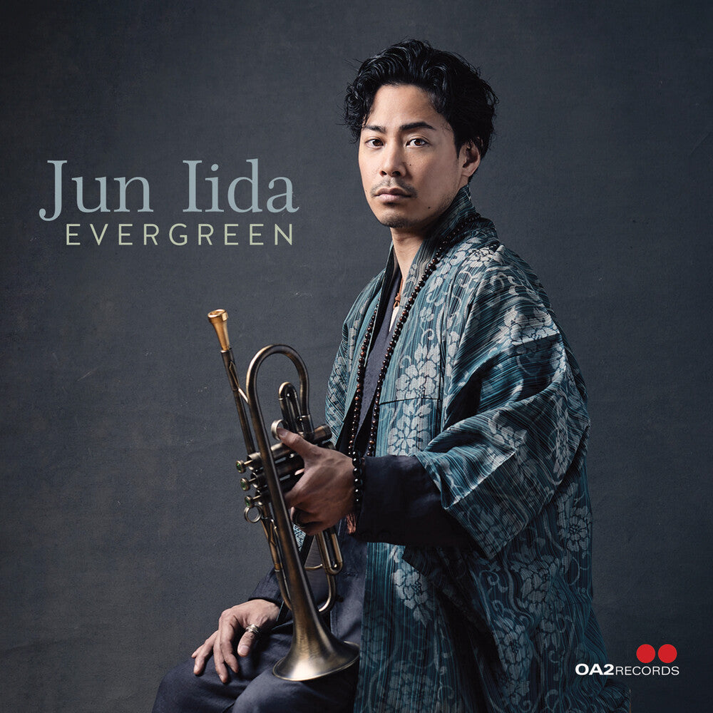 the album cover for Jun Iida - Evergreen