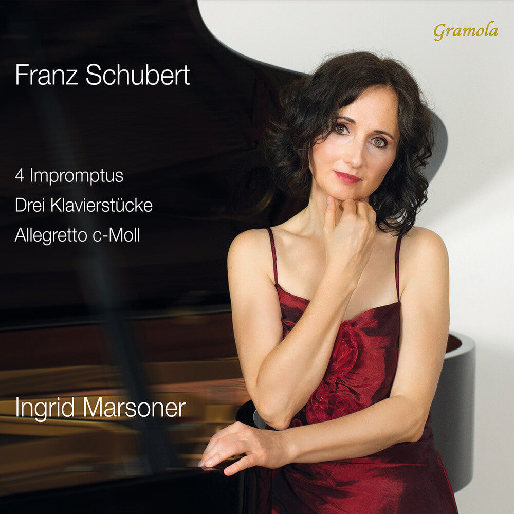 the album cover for Schubert / Marsoner - Impromptus D. 899 Drei Klavierstucke D. 946