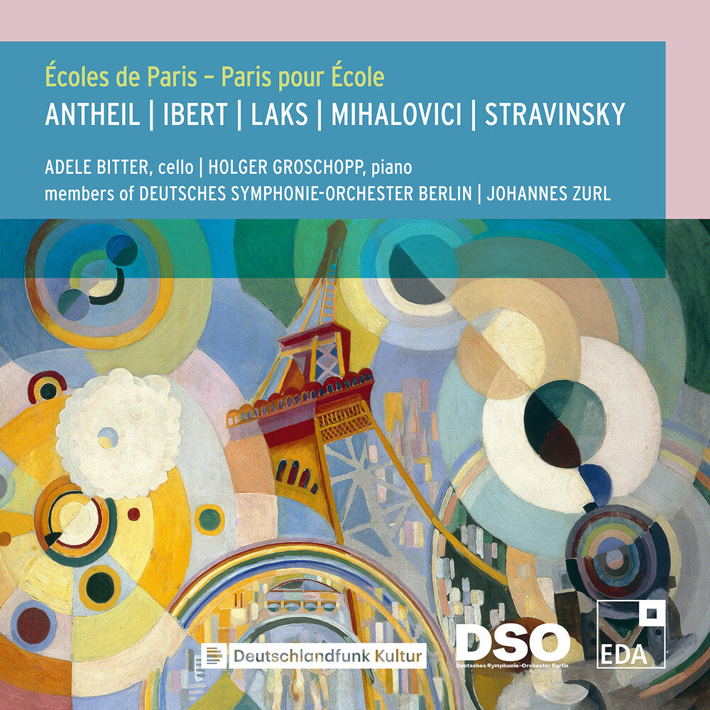 the album cover for Antheil / Ibert / Groschopp - Ecoles de Paris